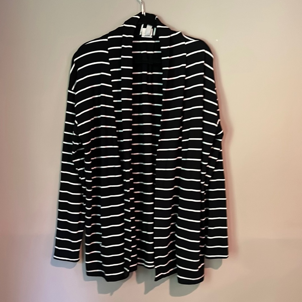 A New Day Striped flared jacket, super cute on!